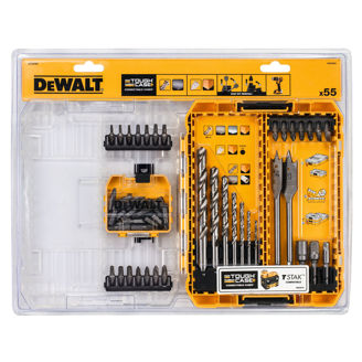 Mynd af DEWALT Tough Case Bita og borasett - 55 hluta