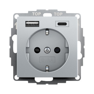 Mynd af Tengill m/bv.+USB Sy55 Ál