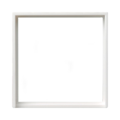 Mynd af Festirammi 50x50mm Hv-gl.