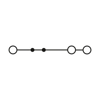 Mynd af Raðtengi XT 2,5 TWIN Blátt 2,5mm²