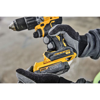 Mynd af DEWALT 18V XR Kolalaus borvél m.höggi - Stök vél kemur í TSTAK