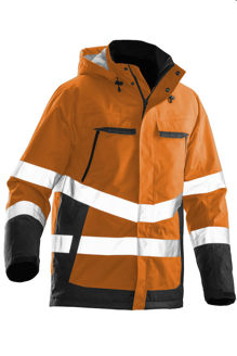 Mynd af Jobman 1383 Skeljakki vattfóðraður Hi-Vis
