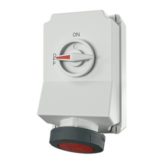 Mynd af CEE Tengill + Rofi 63A 5P 400V IP67