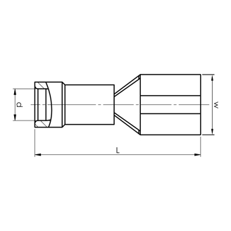 Mynd af Flathulsa 4-6mm² Gul