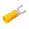 Mynd af Gaffalskór Gulur M5 4-6mm² (10stk)