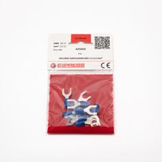 Mynd af Gaffalskór Blár M6 1,5-2,5mm² (10stk)
