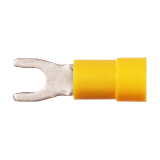 Mynd af Gaffalskór Gulur M6 4-6mm²