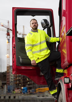 Mynd af Jobman 5123 Háskólapeysa Hi-Vis