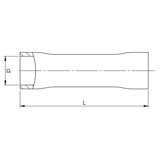 Mynd af Tengihólkur 4-6mm² Gulur