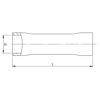 Mynd af Tengihólkur Rauður 0,75-1,5mm² (15stk)
