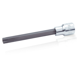 Mynd af Toppur Torx 1/2" T45 Langur með gati Toptul