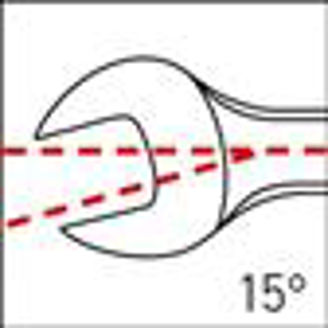 Mynd af Opinn lykill 12x13mm