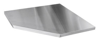 Mynd af Borðplata fyrir hornskáp ryðfrítt stál