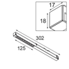 Mynd af Pista Linear Spot 302, Sv. 