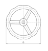 Mynd af Lokahjól Hawle 3/4"-2"