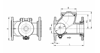 Mynd af Einstefnuloki Flangs m. Kúlu DN50 PN16