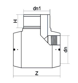 Mynd af Rafsuðuté 110mm SDR11