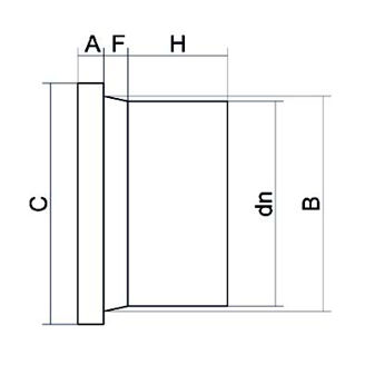 Mynd af Flangskragi DN355 - SDR 17