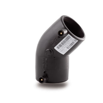 Mynd af Hálfhné EF DN200 45° SDR11