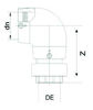 Mynd af Múffuhné EF DN32 1" SDR11