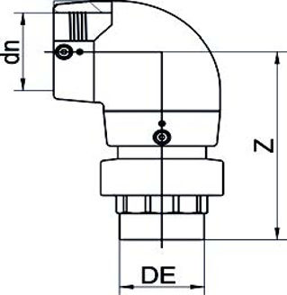 Mynd af Nippilhné EF DN32 SDR11