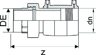 Mynd af Rafsuðu Nippiltengi EF DN110 SDR11