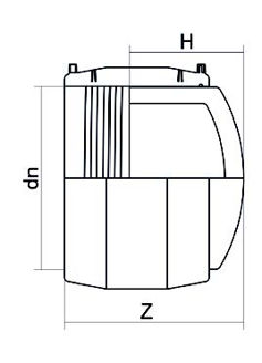 Mynd af Rafsuðu Lok DN75 SDR11