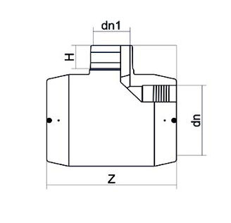 Mynd af Rafsuðu Té Minnkandi DN110-63 SDR11