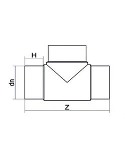 Mynd af Rafsuðu Té DN200 SDR11