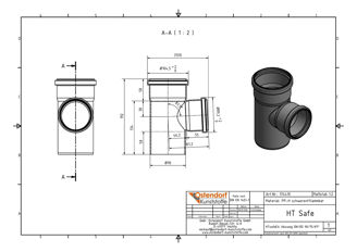 Mynd af PP Grein 90/75mm - 87°