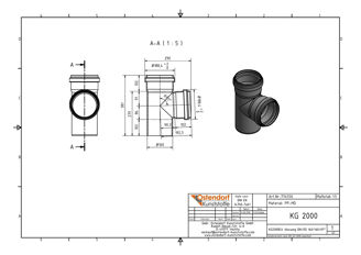 Mynd af KG2000 Grein 160/160mm - 87°