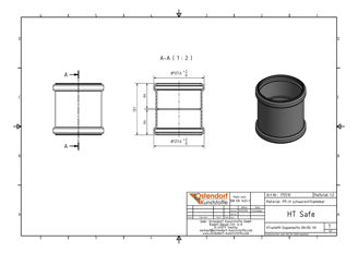 Mynd af PP Brjóstmúffa 110mm