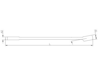 Mynd af Fastur Lykill 8mm