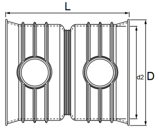 Mynd af Magnacor Múffa DN500
