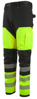 Mynd af KH 3572 Vinnubuxur 4-Way Stretch Hi-Vis