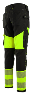 Mynd af KH 3572 Vinnubuxur 4-Way Stretch Hi-Vis