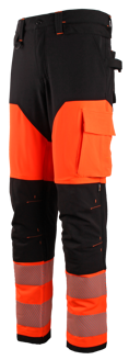 Mynd af KH 3572 Vinnubuxur 4-Way Stretch Hi-Vis