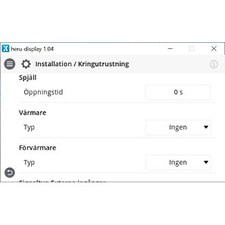 Mynd af Stýring f. Östberg HERU Varmaskipta