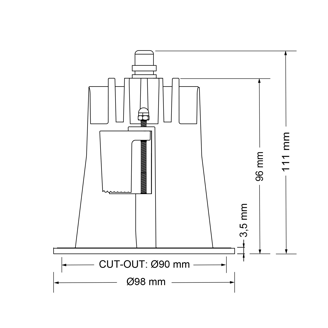 Mynd af Dea Apollo 750lm 12W 35° IP65