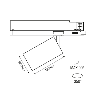 Mynd af DEA Juno S 880lm svart