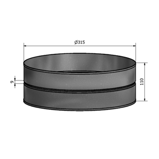 Mynd af Múffa HM-315 Hallströms