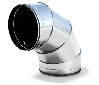 Mynd af Beygja HV-400 90° Hallströms