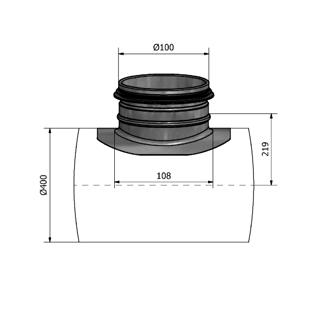 Mynd af Söðull HPS 400-100 Hallströms