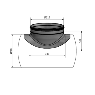 Mynd af Söðull HPS 400-315 Hallströms