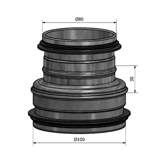 Mynd af Minnkun HFC 100-80 Hallströms