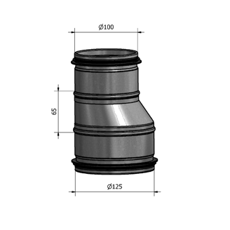 Mynd af Minnkun HFB 125-100 Hallströms