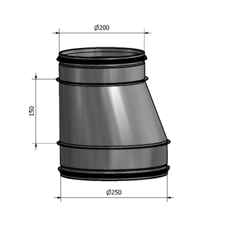 Mynd af Minnkun HFB 250-200 Hallströms