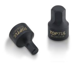 Mynd af Innansexkant 1/4" 5mm Svartur Toptul