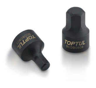 Mynd af Innansexkant 1/4" 6mm Svartur Toptul