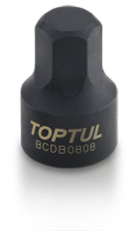Mynd af Innansexkant 1/4" 7mm Svartur Toptul